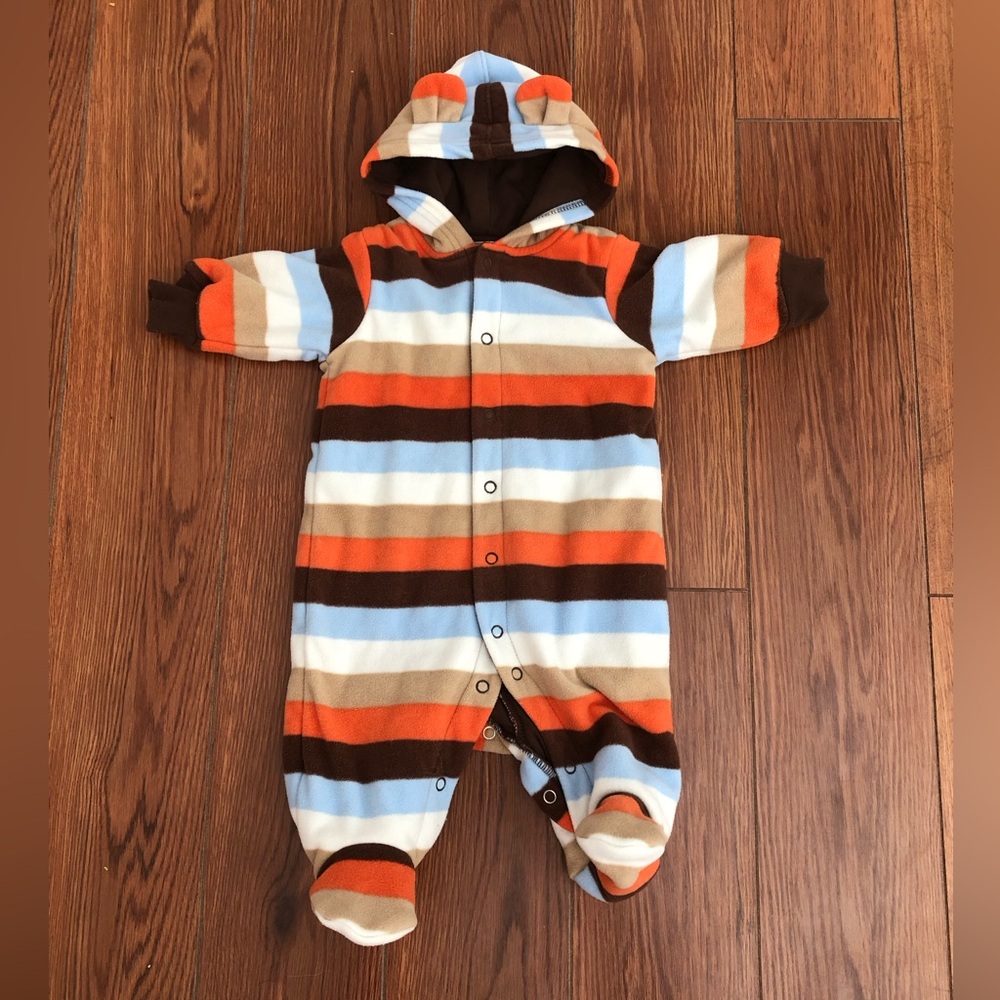 Fleece winter snowsuit